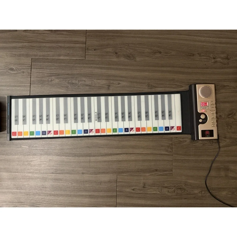 Musacus Roll-Up Piano Keyboard Silicone Flexible MIDI Tested Working